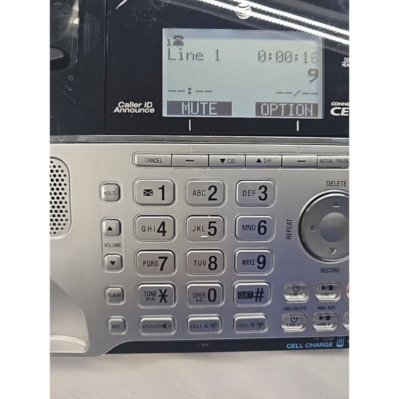 AT&T TL86103 Connect to Cell 2 Line Answering System **main Unit Only** - Picture 5 of 12